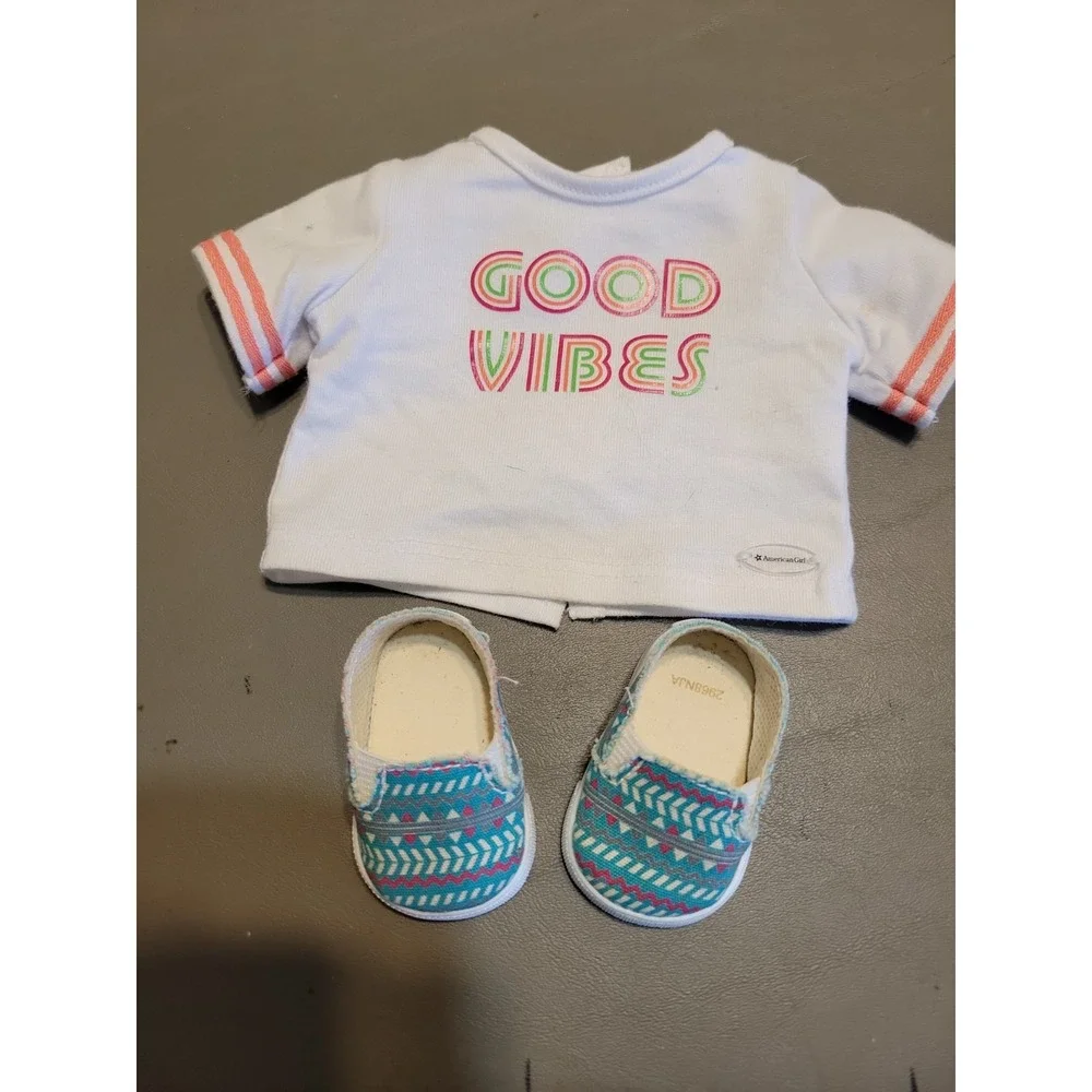 American Girl Doll Truly Me GOOD VIBES Skate Outfit  18